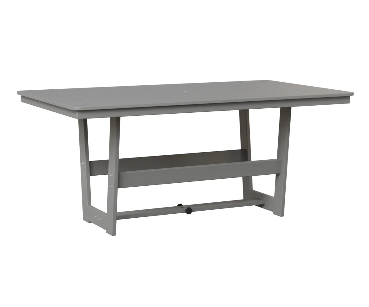 Hudson 40" x 70" Rectangular Dining Table by Berlin Gardens - MGP Fog, MGP Fog Hudson 40" x 70" Rectangular Dining Table by Berlin Gardens - 191-HRMT4070D