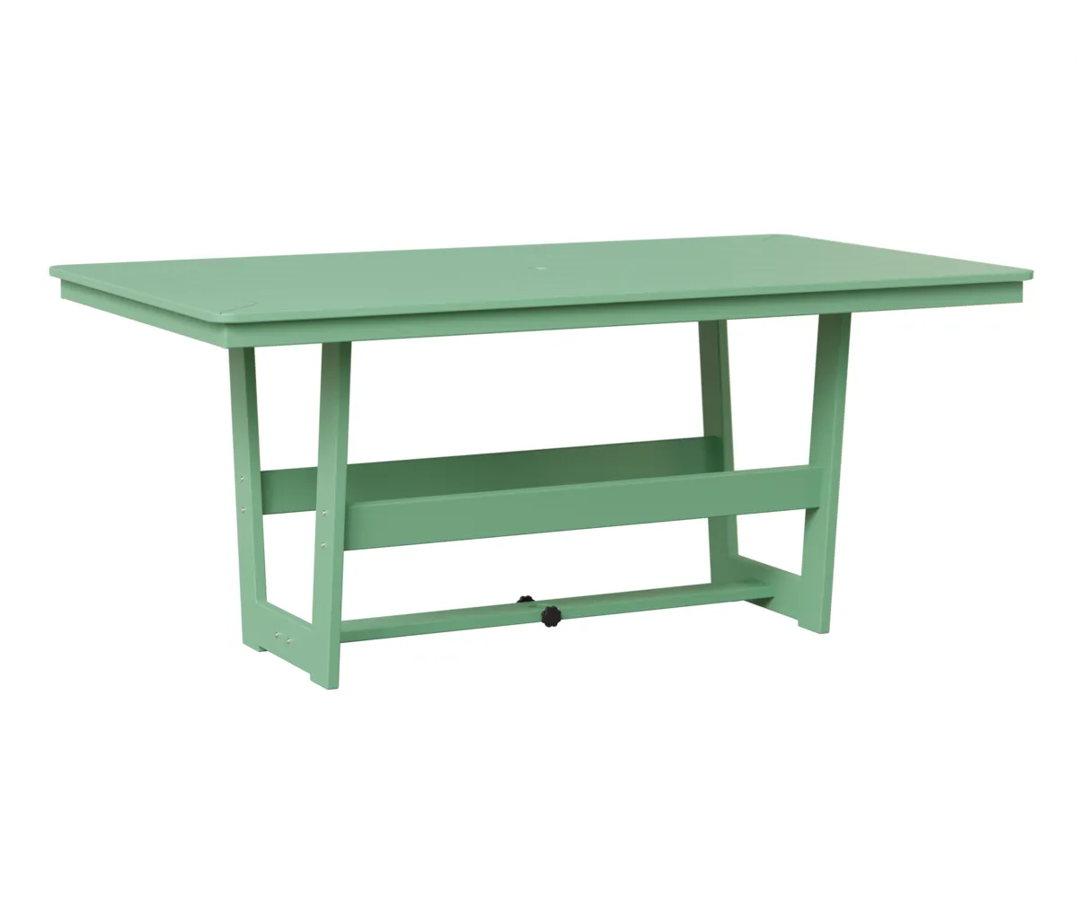 Hudson 40" x 70" Rectangular Dining Table by Berlin Gardens - MGP Mint, MGP Mint Hudson 40" x 70" Rectangular Dining Table by Berlin Gardens - 191-HRMT4070D