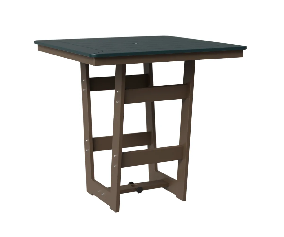 Hudson 40" Square Bar Table by Berlin Gardens - MGP Berry, MGP Clay Hudson 40" Square Bar Table by Berlin Gardens - 191-HSMT0040B