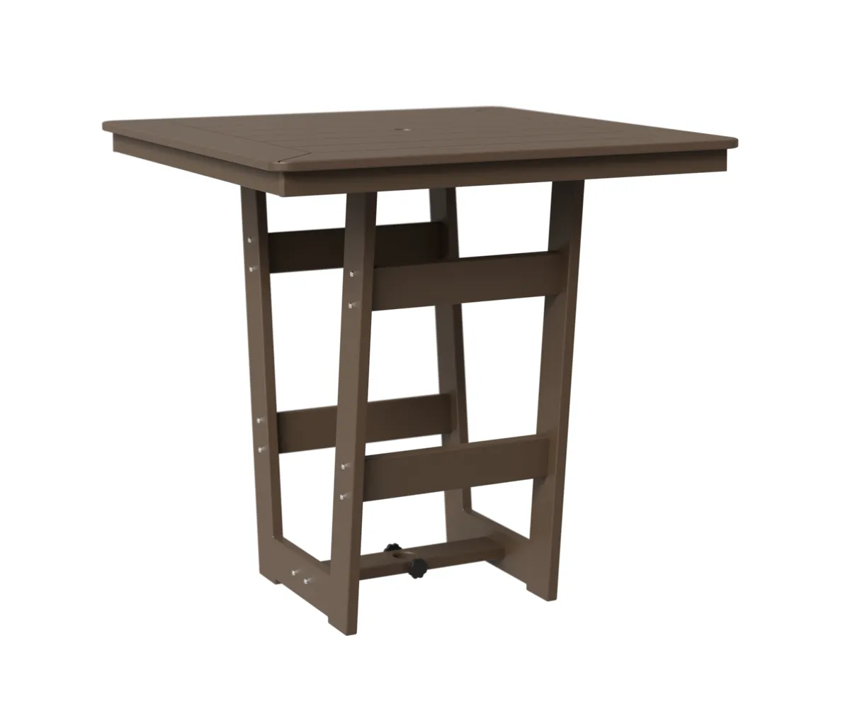 Hudson 40" Square Bar Table by Berlin Gardens - MGP Clay, MGP Clay Hudson 40" Square Bar Table by Berlin Gardens - 191-HSMT0040B