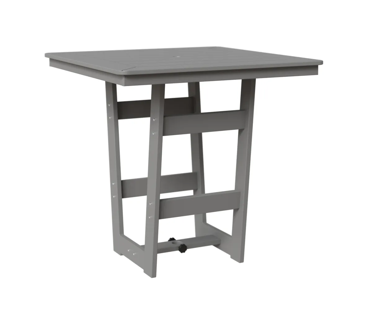 Hudson 40" Square Bar Table by Berlin Gardens - MGP Fog, MGP Fog Hudson 40" Square Bar Table by Berlin Gardens - 191-HSMT0040B