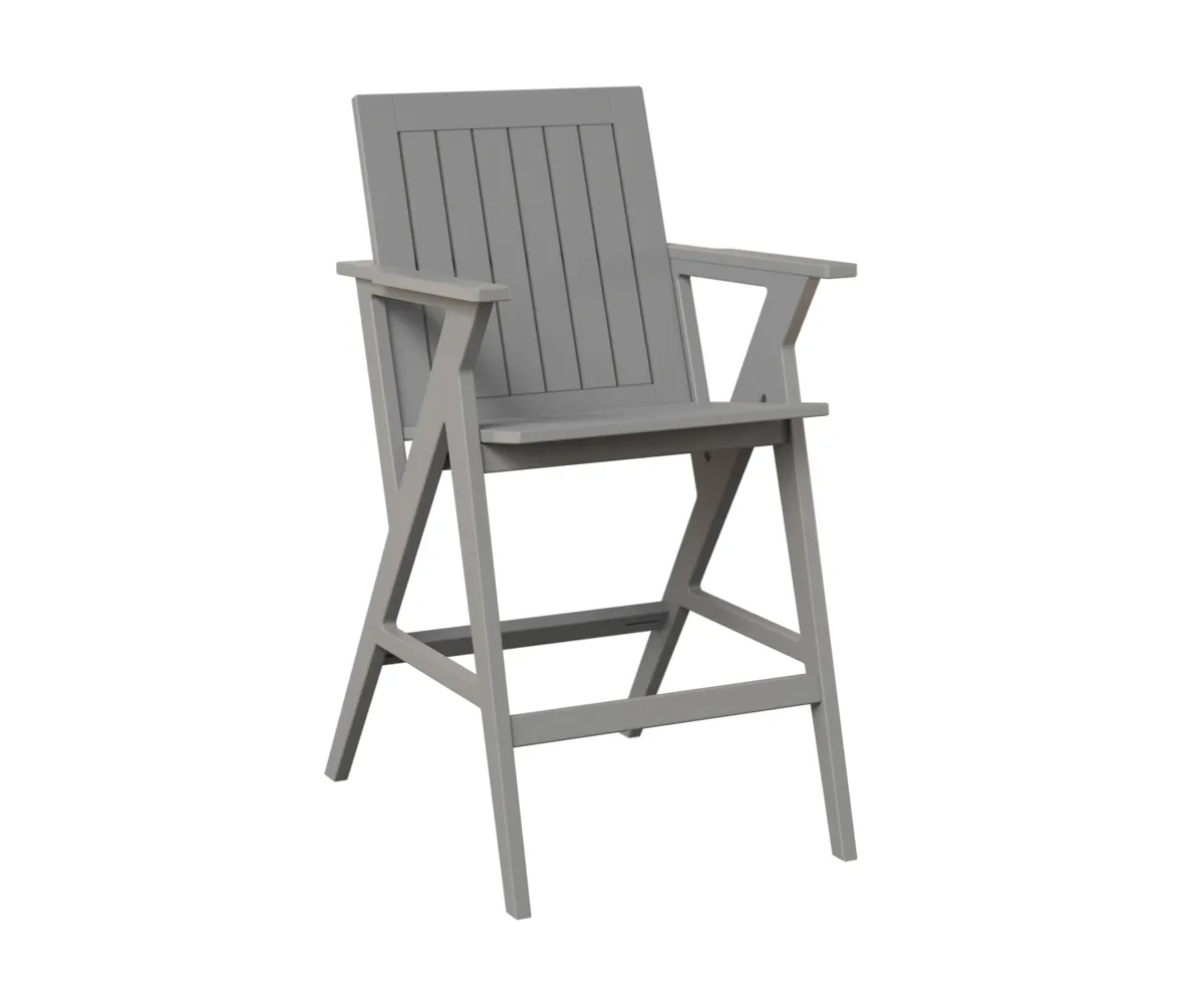 Kinsley MGP Bar Arm Chair by Berlin Gardens - MGP Fog Kinsley MGP Bar Arm Chair by Berlin Gardens - 191-KBAC2544