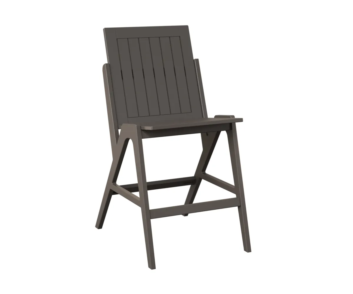 Kinsley MGP Bar Side Chair by Berlin Gardens - MGP Graphite Kinsley MGP Bar Side Chair by Berlin Gardens - 191-KBSC2244