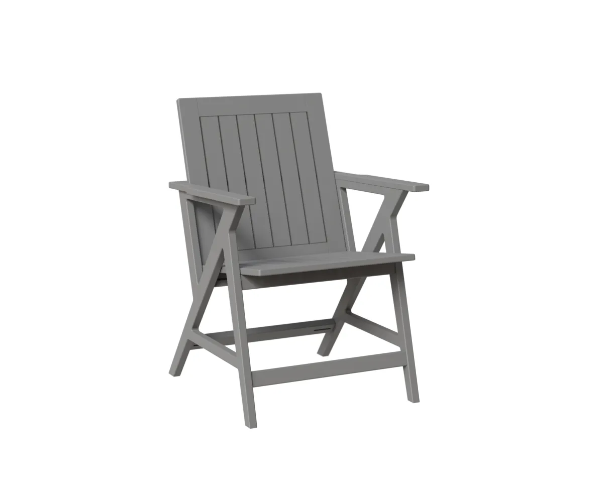 Kinsley MGP Dining Arm Chair by Berlin Gardens - MGP Fog Kinsley MGP Dining Arm Chair by Berlin Gardens - 191-KDAC2535