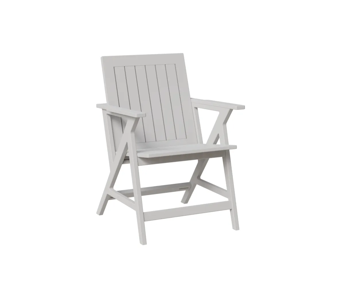 Kinsley MGP Dining Arm Chair by Berlin Gardens - MGP White Kinsley MGP Dining Arm Chair by Berlin Gardens - 191-KDAC2535