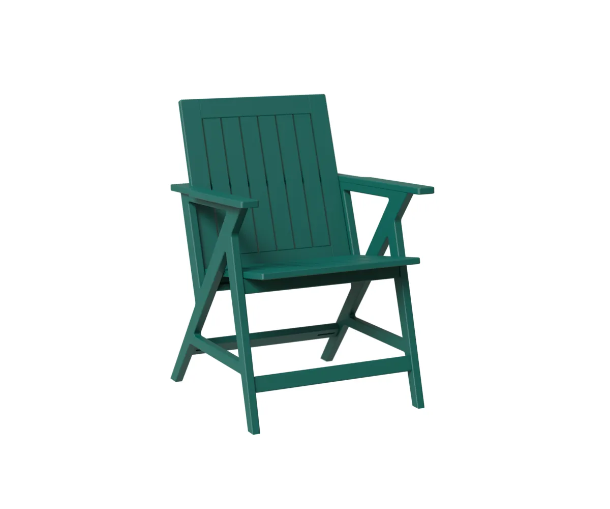 Kinsley MGP Dining Arm Chair by Berlin Gardens - MGP Teal Kinsley MGP Dining Arm Chair by Berlin Gardens - 191-KDAC2535