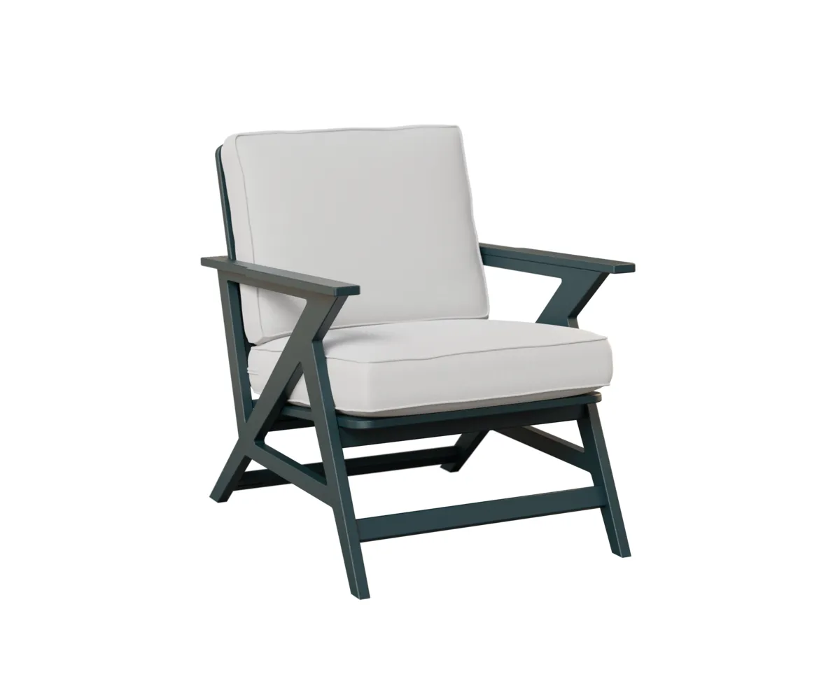 Kinsley MGP Lounge Chair by Berlin Gardens - MGP Berry, Canvas Granite Kinsley MGP Lounge Chair by Berlin Gardens - 191-KLAC2833
