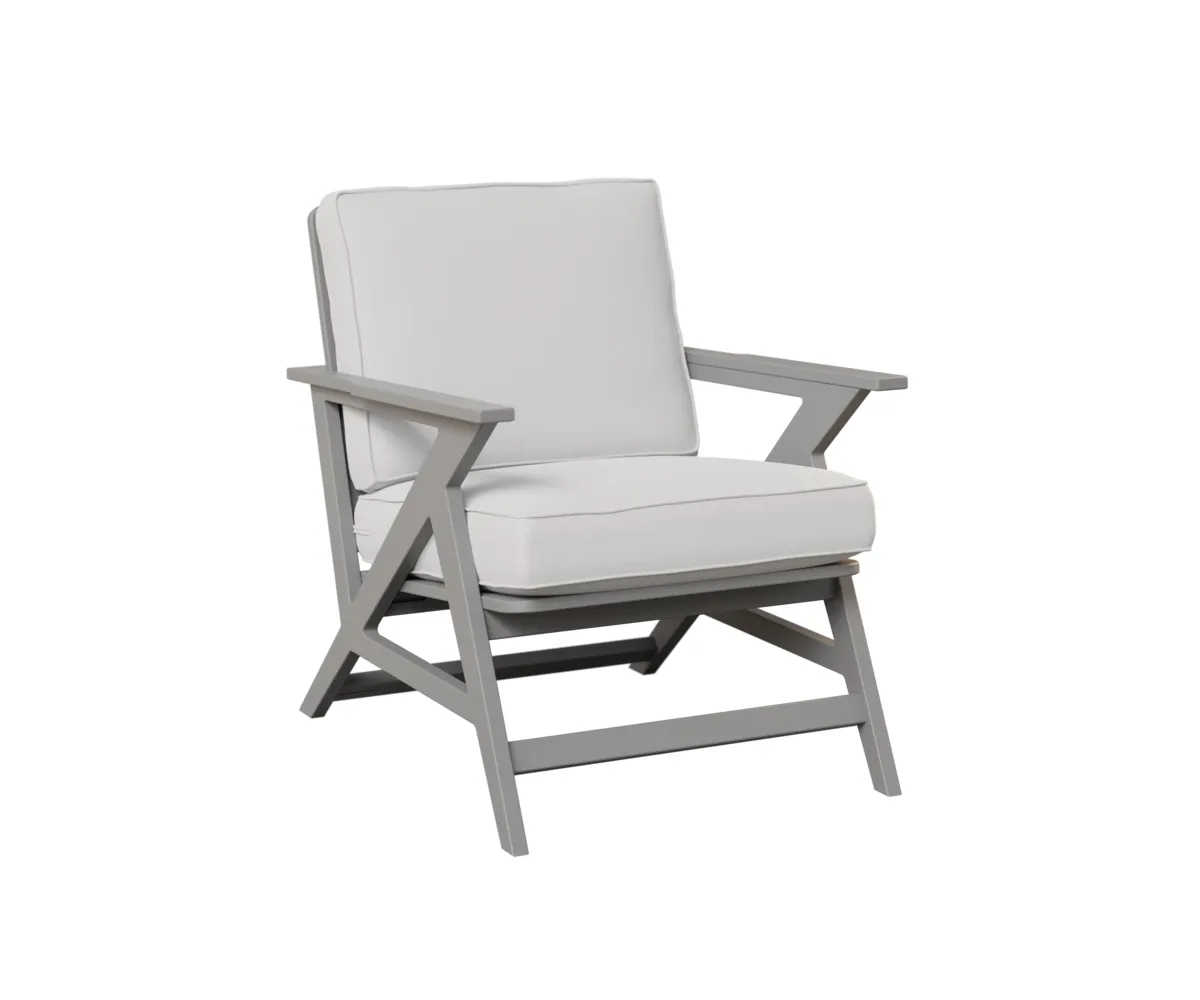 Kinsley MGP Lounge Chair by Berlin Gardens - MGP Fog, Canvas Granite Kinsley MGP Lounge Chair by Berlin Gardens - 191-KLAC2833