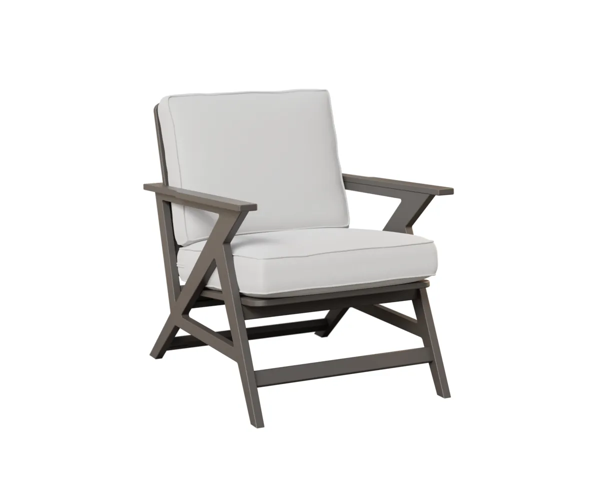 Kinsley MGP Lounge Chair by Berlin Gardens - MGP Graphite, Canvas Granite Kinsley MGP Lounge Chair by Berlin Gardens - 191-KLAC2833