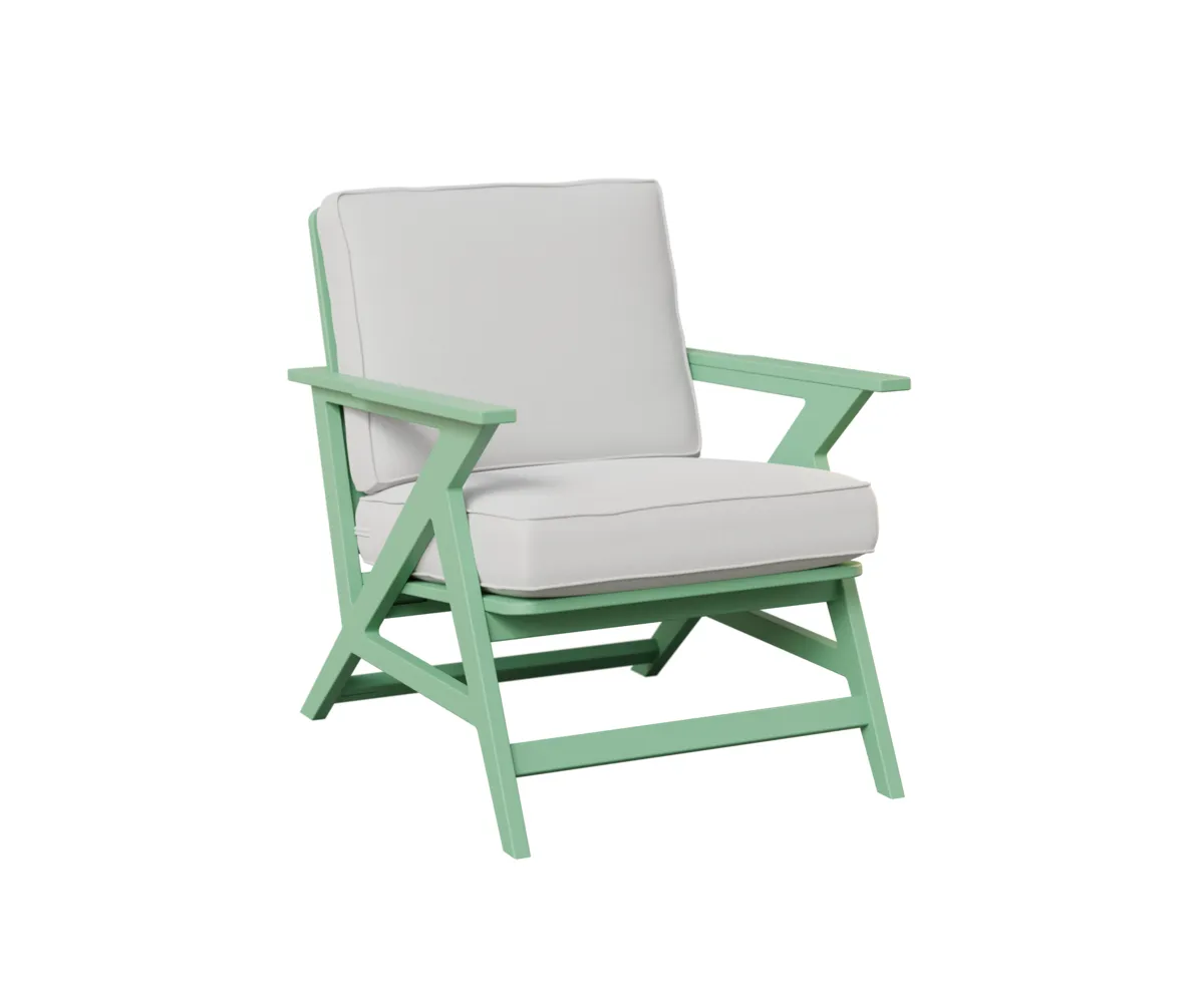 Kinsley MGP Lounge Chair by Berlin Gardens - MGP Mint, Canvas Granite Kinsley MGP Lounge Chair by Berlin Gardens - 191-KLAC2833