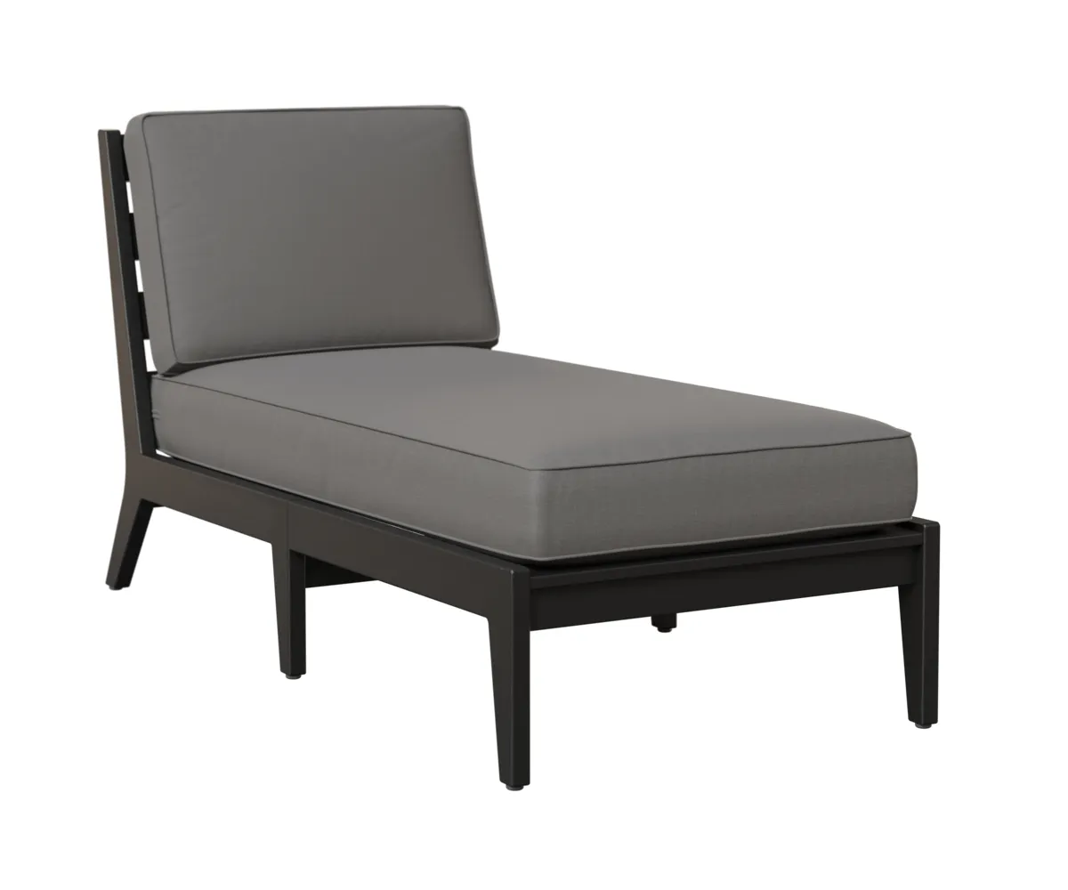 Mayhew Chaise Lounge without Arms by Berlin Gardens - Black, Cast Slate Mayhew Chaise Lounge without Arms by Berlin Gardens - 191-MHACL3063