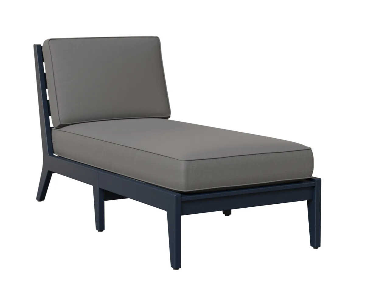 Mayhew Chaise Lounge without Arms by Berlin Gardens - Navy Blue, Cast Slate Mayhew Chaise Lounge without Arms by Berlin Gardens - 191-MHACL3063