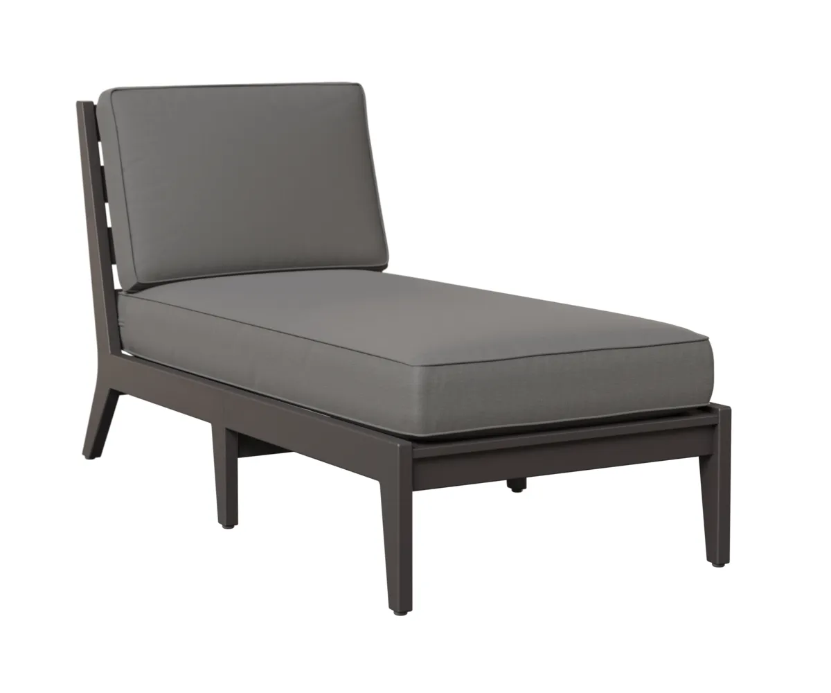 Mayhew Chaise Lounge without Arms by Berlin Gardens - Smoke Gray, Cast Slate Mayhew Chaise Lounge without Arms by Berlin Gardens - 191-MHACL3063