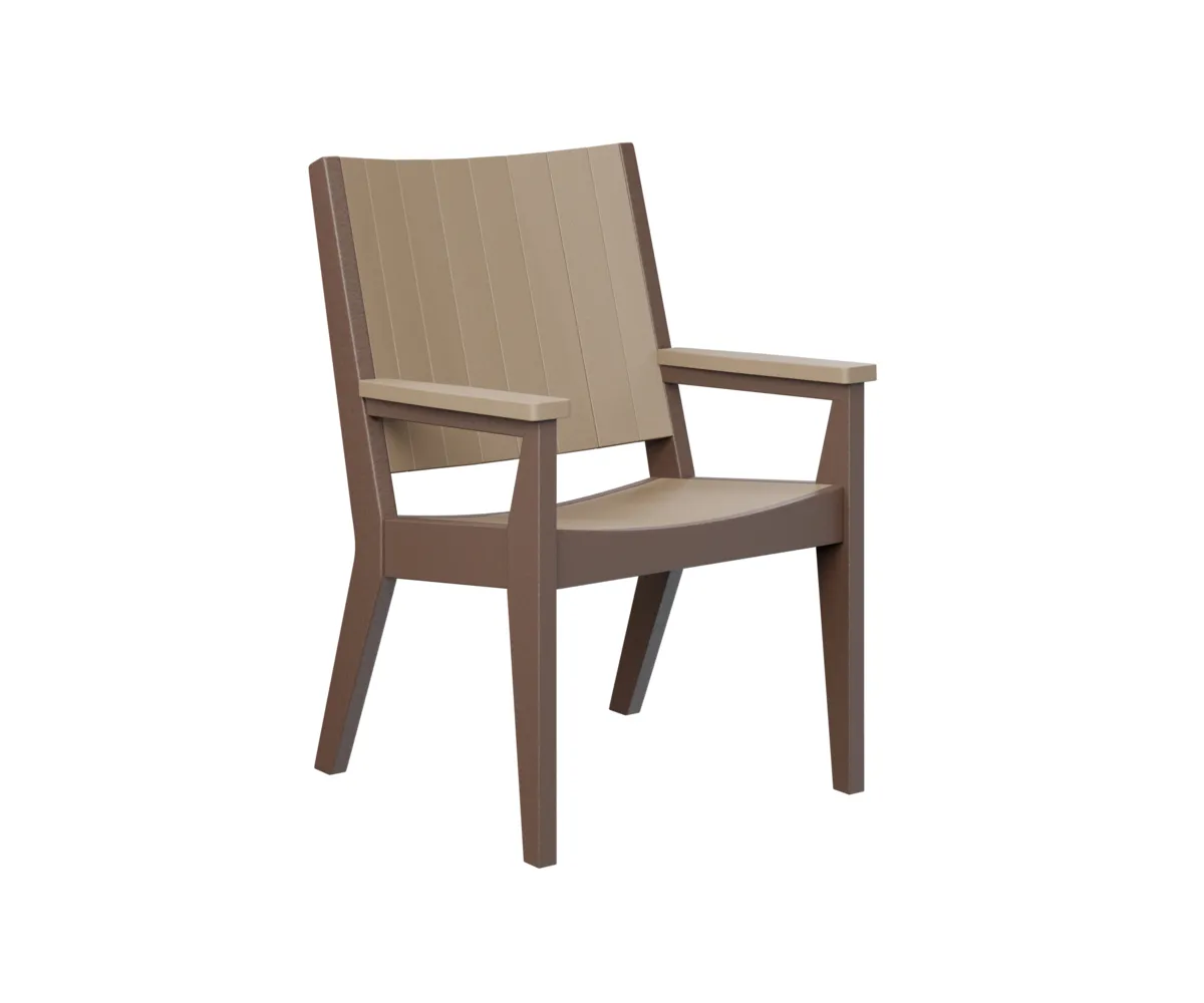 Mayhew Chat Dining Chair by Berlin Gardens - Weatherwood, Chocolate Brown Mayhew Chat Dining Chair by Berlin Gardens - 191-MHCDC2639