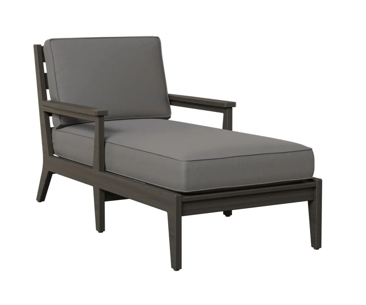 Mayhew Chaise Lounge with Arms by Berlin Gardens - Coastal Gray, Cast Slate Mayhew Chaise Lounge with Arms by Berlin Gardens - 191-MHCL3163
