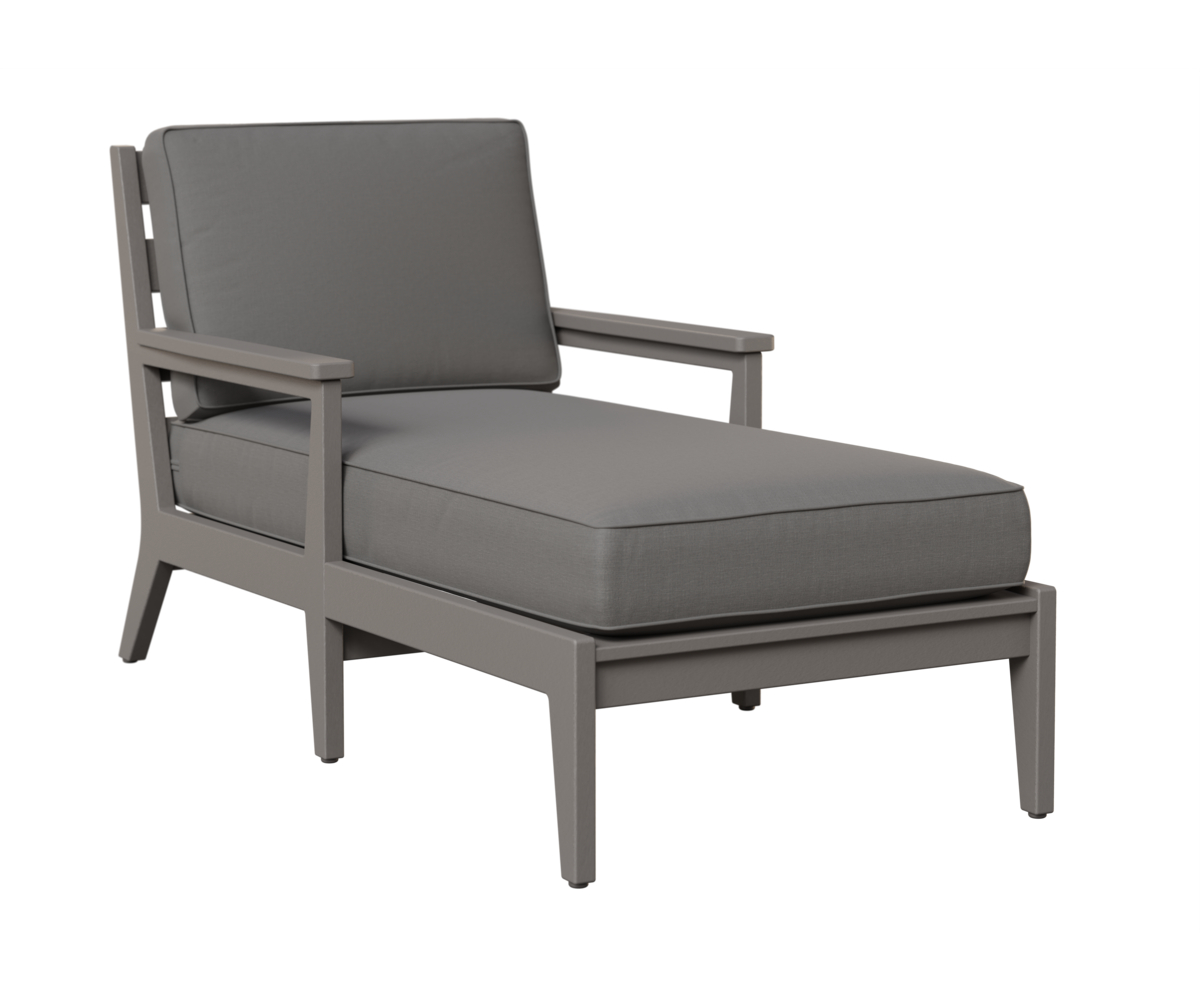 Mayhew Chaise Lounge with Arms by Berlin Gardens - 191-MHCL3163 - Light Gray, Cast Slate Mayhew Chaise Lounge with Arms by Berlin Gardens - 191-MHCL3163 - 191-MHCL3163