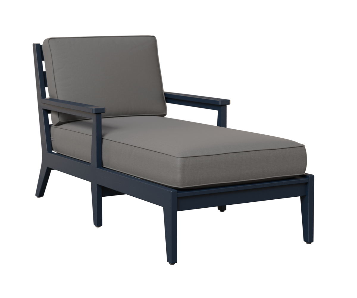 Mayhew Chaise Lounge with Arms by Berlin Gardens - 191-MHCL3163 - Navy Blue, Cast Slate Mayhew Chaise Lounge with Arms by Berlin Gardens - 191-MHCL3163 - 191-MHCL3163