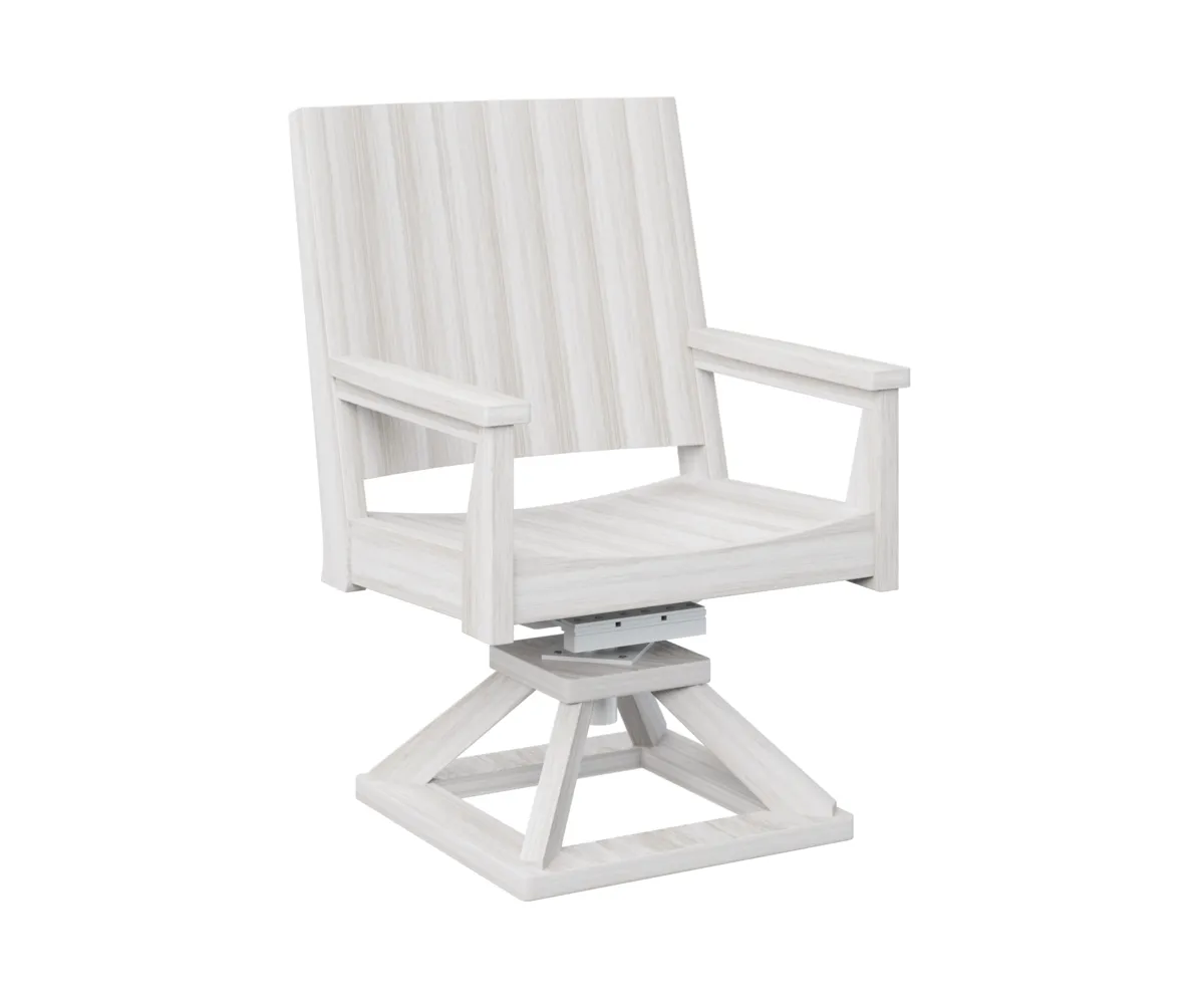 Mayhew Chat Swivel Rocker Dining Chair by Berlin Gardens - Seashell, Seashell Mayhew Chat Swivel Rocker Dining Chair by Berlin Gardens - 191-MHCSD2638