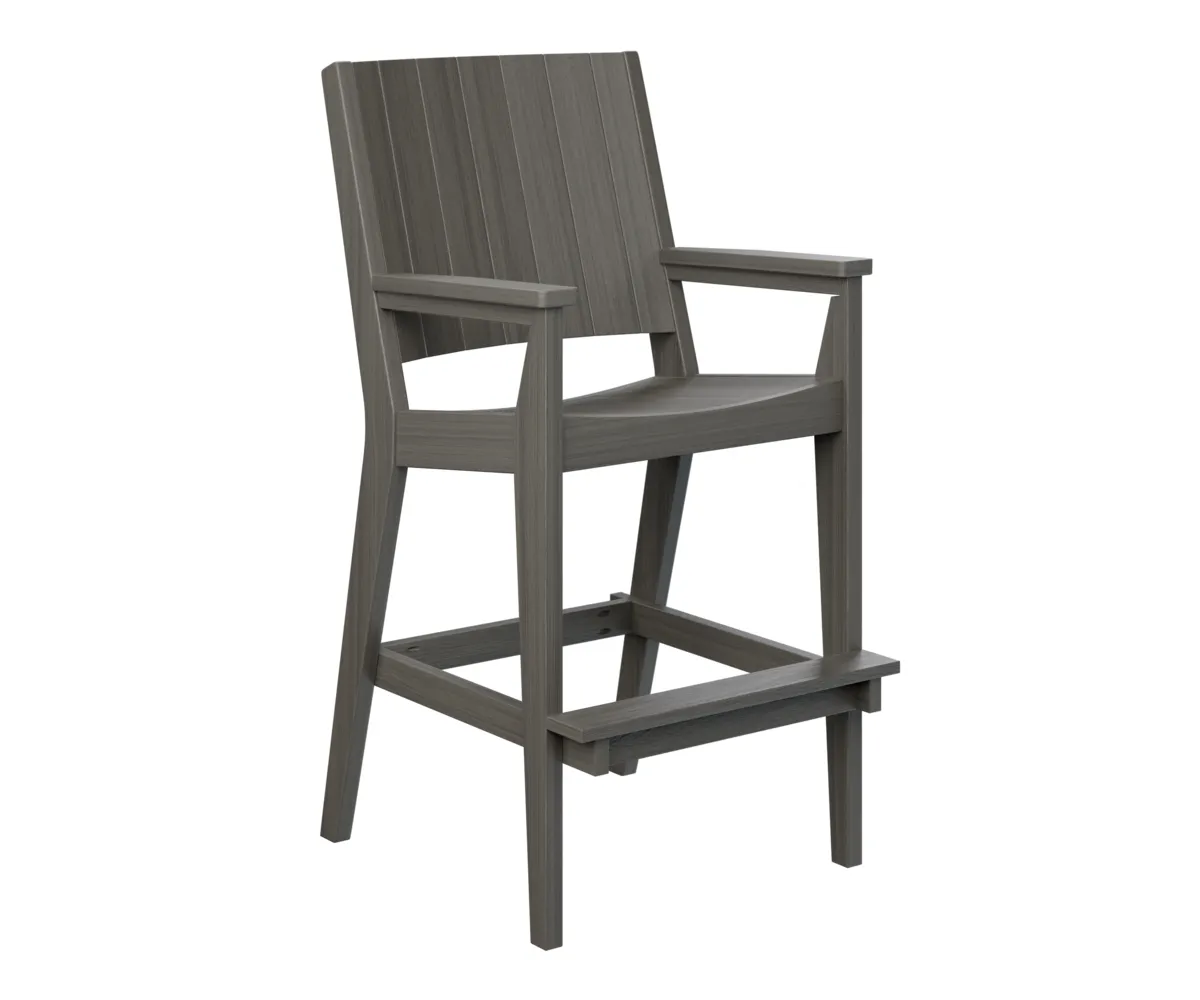 Mayhew Chat Extra Tall Chair by Berlin Gardens - Coastal Gray, Coastal Gray Mayhew Chat Extra Tall Chair by Berlin Gardens - 191-MHCXT2651