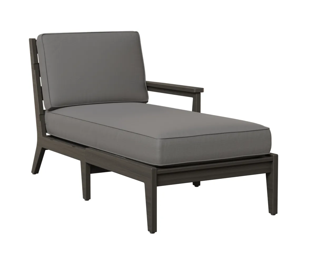 Mayhew Chaise Lounge with Left Arm by Berlin Gardens - Coastal Gray, Cast Slate Mayhew Chaise Lounge with Left Arm by Berlin Gardens - 191-MHLCL3063