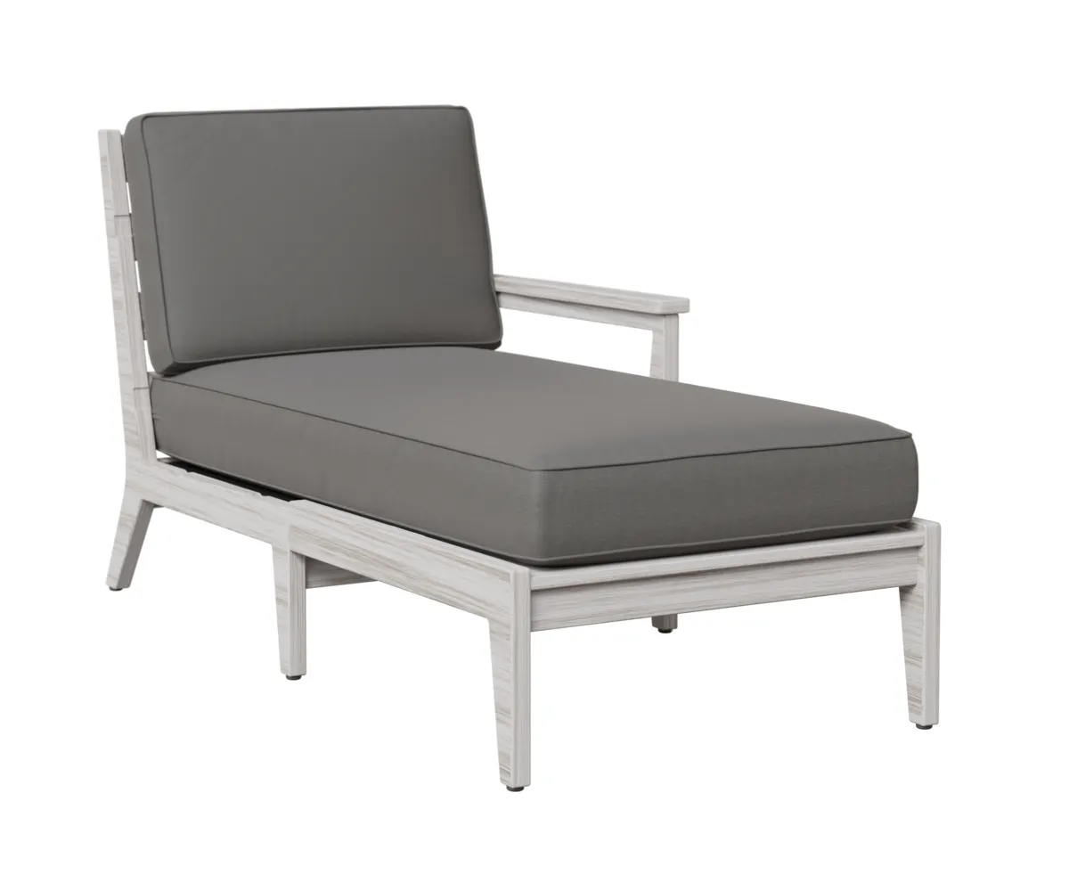 Mayhew Chaise Lounge with Left Arm by Berlin Gardens - Seashell, Cast Slate Mayhew Chaise Lounge with Left Arm by Berlin Gardens - 191-MHLCL3063