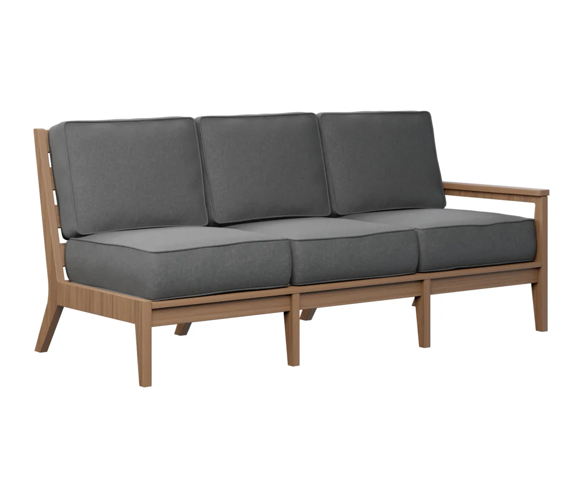 Mayhew Arm Sofa – Left by Berlin Gardens - Antique Mahogany, Cast Slate Mayhew Arm Sofa – Left by Berlin Gardens - 191-MHLSS7734