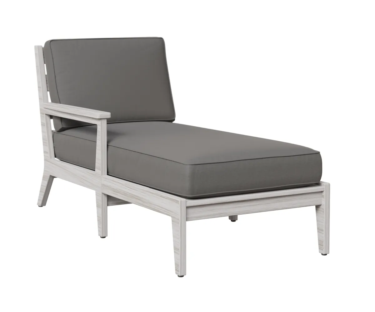 Mayhew Chaise Lounge with Right Arm by Berlin Gardens - Seashell, Cast Slate Mayhew Chaise Lounge with Right Arm by Berlin Gardens - 191-MHRCL3063