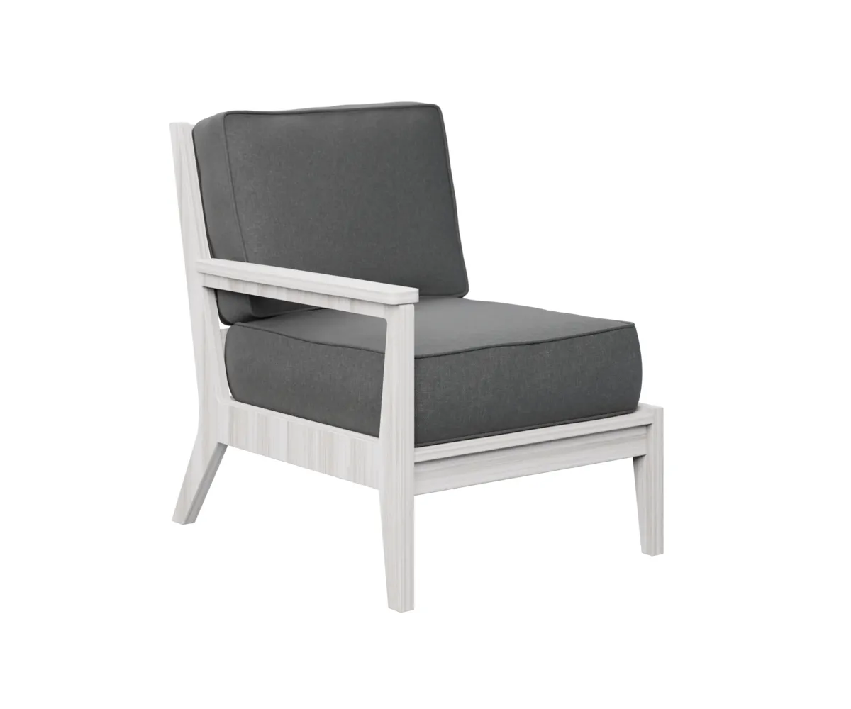 Mayhew Arm Club Chair – Right by Berlin Gardens - Seashell, Cast Slate Mayhew Arm Club Chair – Right by Berlin Gardens - 191-MHRSC2734