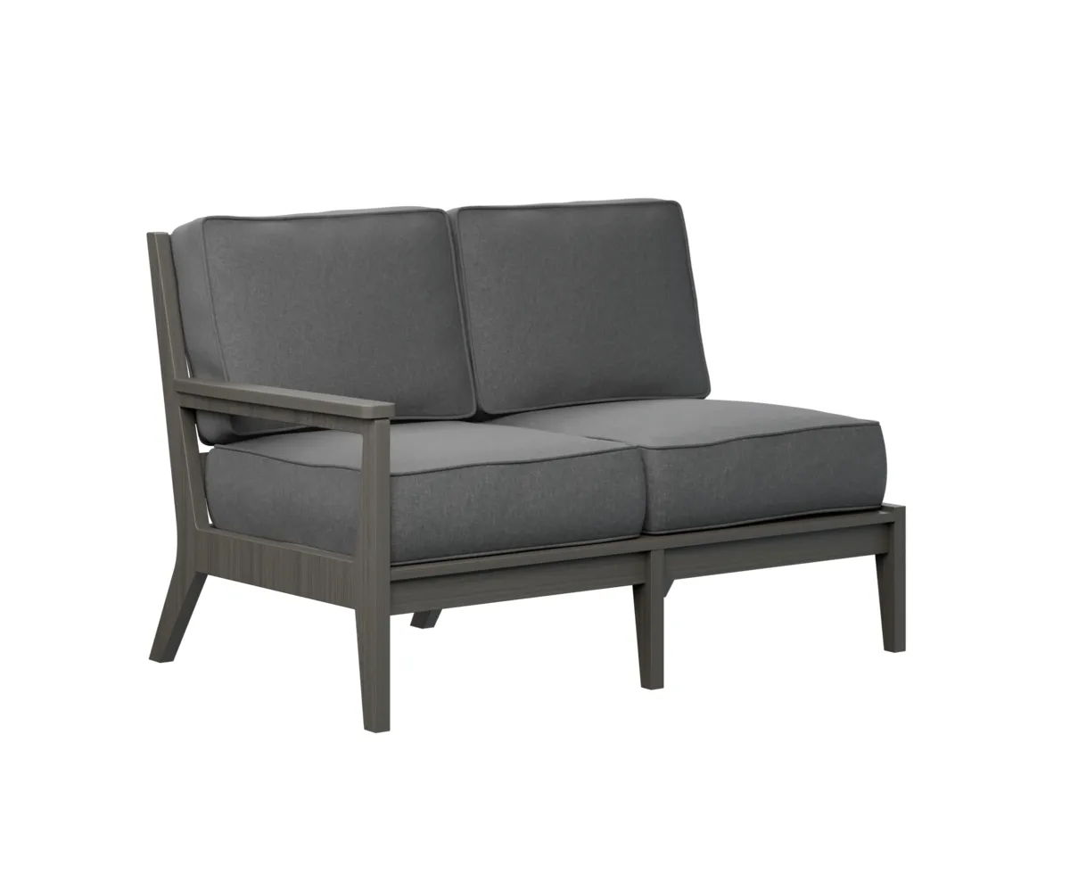 Mayhew Arm Loveseat – Right by Berlin Gardens - Coastal Gray, Cast Slate Mayhew Arm Loveseat – Right by Berlin Gardens - 191-MHRSL5134