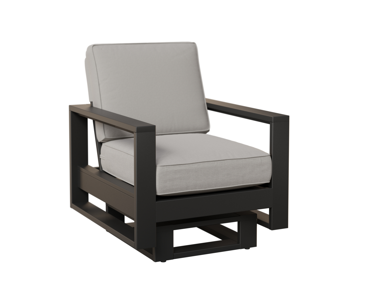 Nordic High Back Rocker by Berlin Gardens - 191-NHR2933 - MGP Black, Canvas Granite Nordic High Back Rocker by Berlin Gardens - 191-NHR2933 - 191-NHR2933