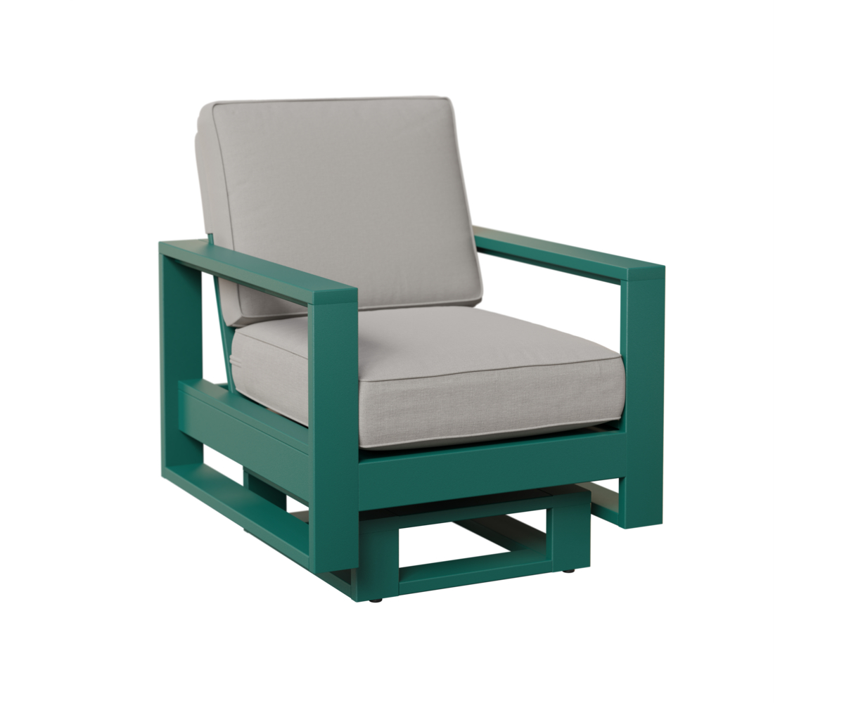 Nordic High Back Rocker by Berlin Gardens - 191-NHR2933 - MGP Teal, Canvas Granite Nordic High Back Rocker by Berlin Gardens - 191-NHR2933 - 191-NHR2933