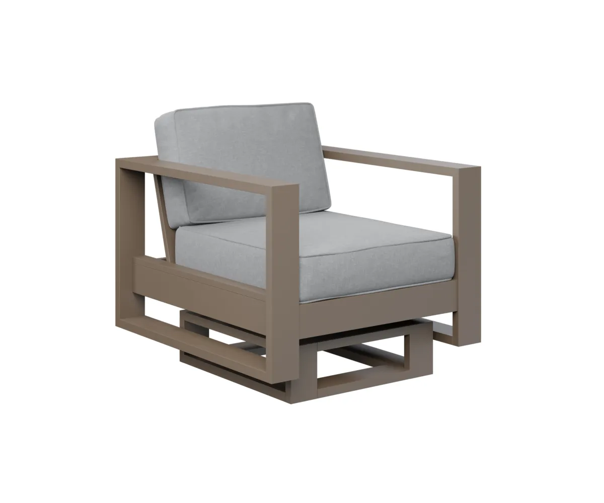 Nordic Rocker by Berlin Gardens - MGP Clay, Canvas Granite Nordic Rocker by Berlin Gardens - 191-NR2924
