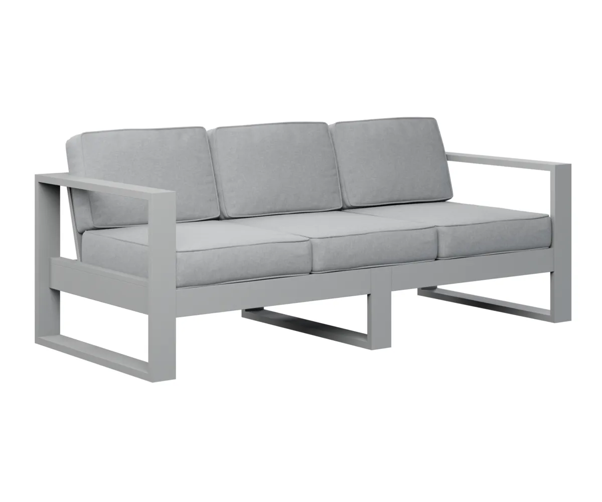 Nordic Sofa by Berlin Gardens - MGP Fog, Canvas Granite Nordic Sofa by Berlin Gardens - 191-NS7424