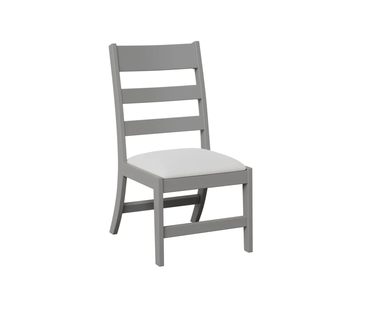 Parker Side Dining Chair by Berlin Gardens - MGP Fog, Canvas Natural Parker Side Dining Chair by Berlin Gardens - 191-PDC2040
