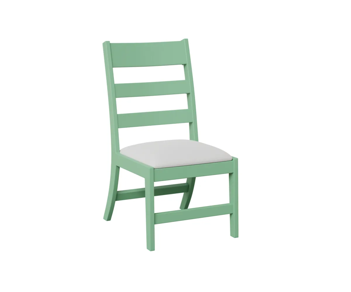 Parker Side Dining Chair by Berlin Gardens - MGP Mint, Canvas Natural Parker Side Dining Chair by Berlin Gardens - 191-PDC2040