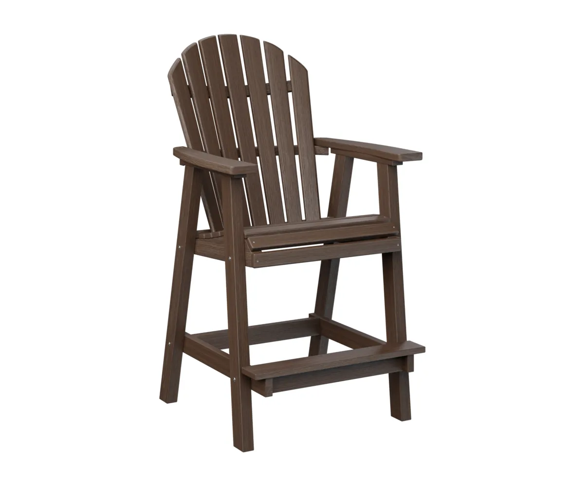 Comfo Back Bar Chair by Berlin Gardens - Brazilian Walnut, Brazilian Walnut Comfo Back Bar Chair by Berlin Gardens - 191-PEBC2135