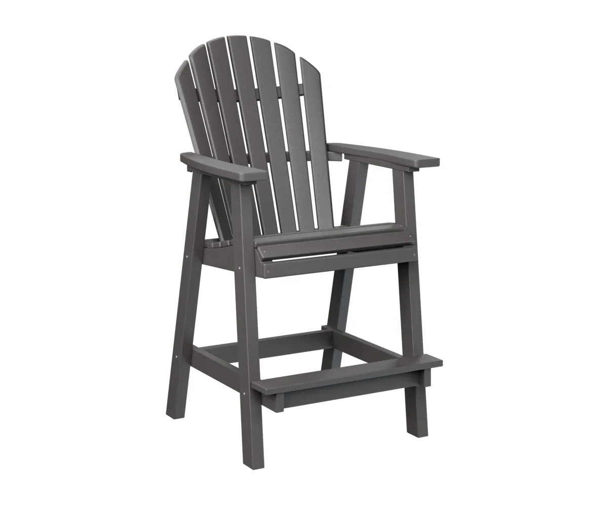 Comfo Back Bar Chair by Berlin Gardens - Smoke Gray, Smoke Gray Comfo Back Bar Chair by Berlin Gardens - 191-PEBC2135