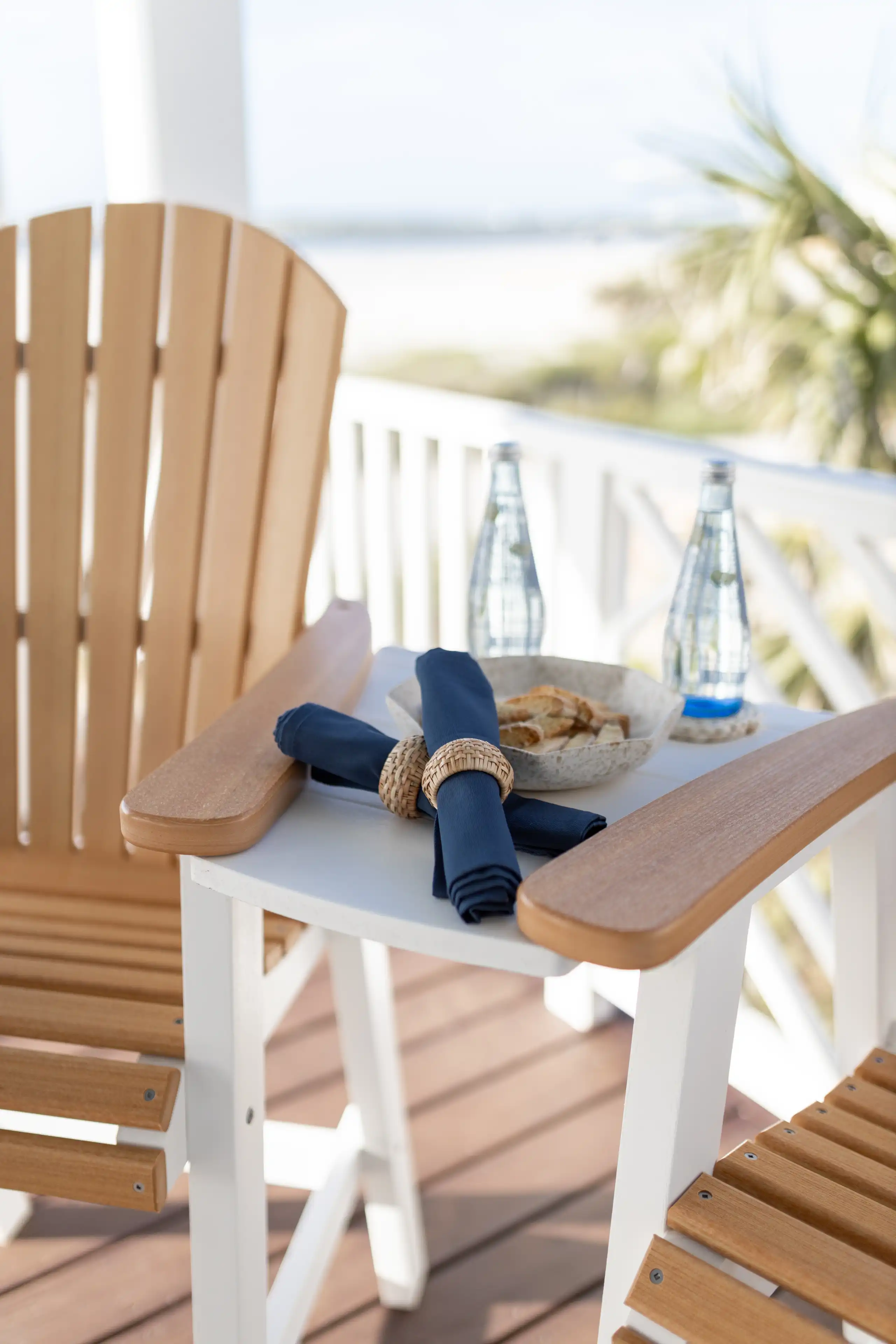 Comfo Back Extra Tall Chair by Berlin Gardens - 191-PEXTC2139 - Natural Teak, White Comfo Back Extra Tall Chair by Berlin Gardens - 191-PEXTC2139 - 191-PEXTC2139