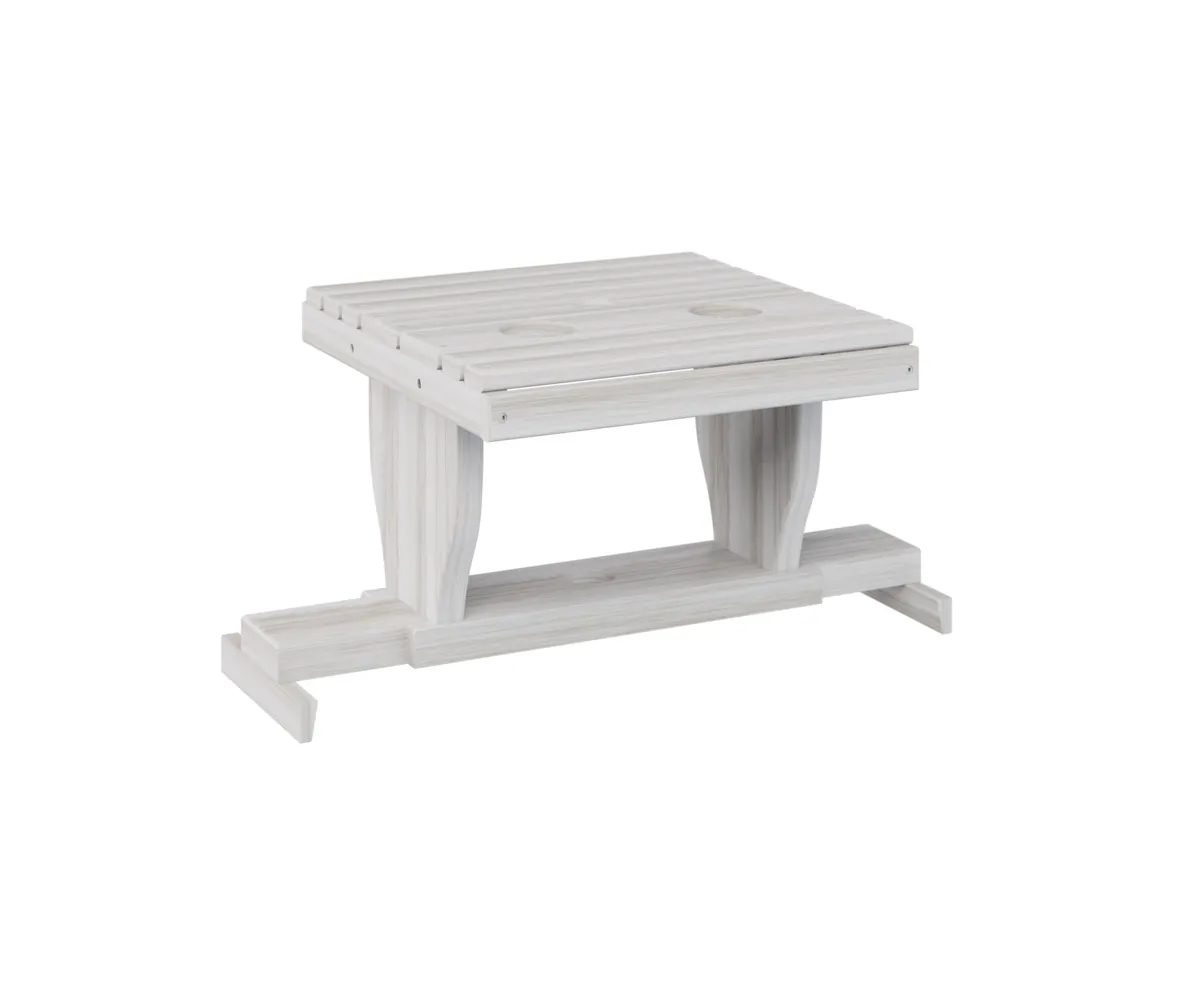 Gliding Settee Table by Berlin Gardens - Seashell, Seashell Gliding Settee Table by Berlin Gardens - 191-PGST2400