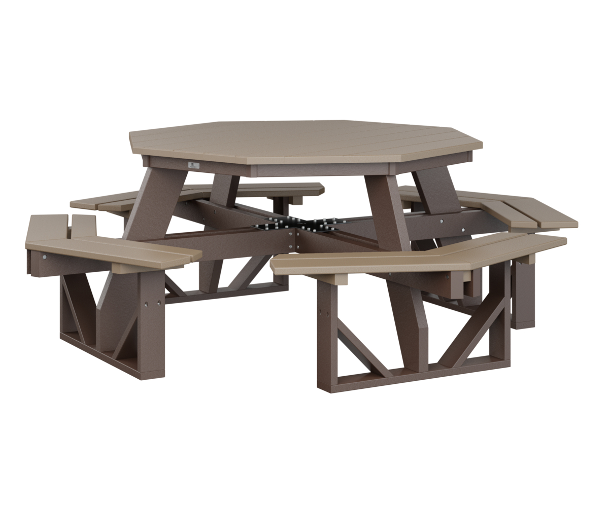 Octagon Picnic Table by Berlin Gardens - 191-POPT5184 - 191-POPT5184