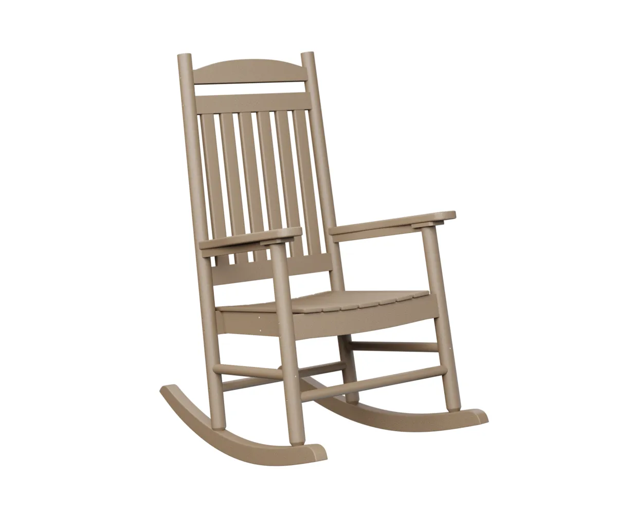 Porch Rocker by Berlin Gardens - Weatherwood, Weatherwood Porch Rocker by Berlin Gardens - 191-PR2545