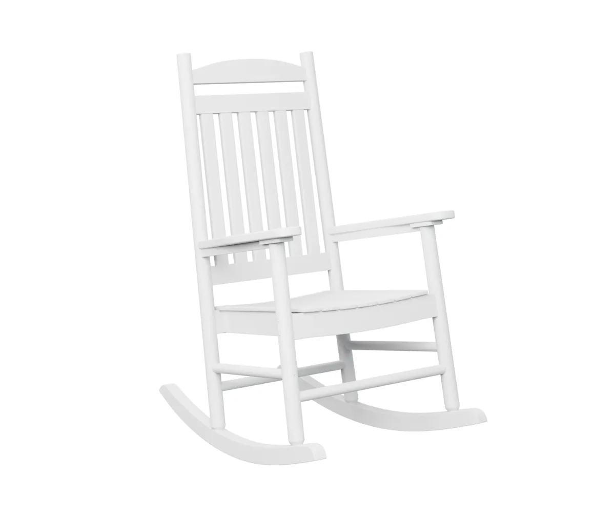 Porch Rocker by Berlin Gardens - White, White Porch Rocker by Berlin Gardens - 191-PR2545