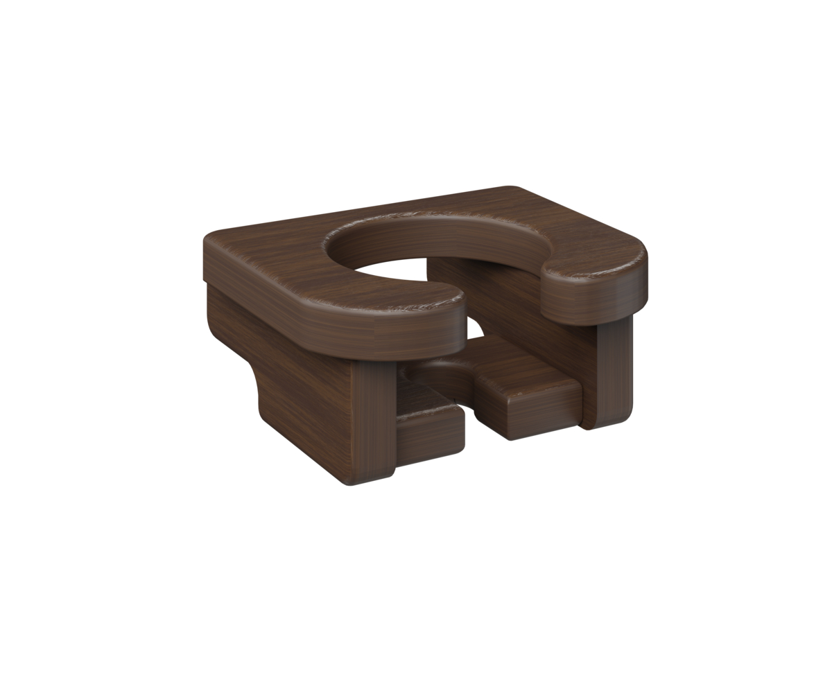 Cup Holder by Berlin Gardens - 191-PVCH0000 - Brazilian Walnut, Brazilian Walnut Cup Holder by Berlin Gardens - 191-PVCH0000 - 191-PVCH0000