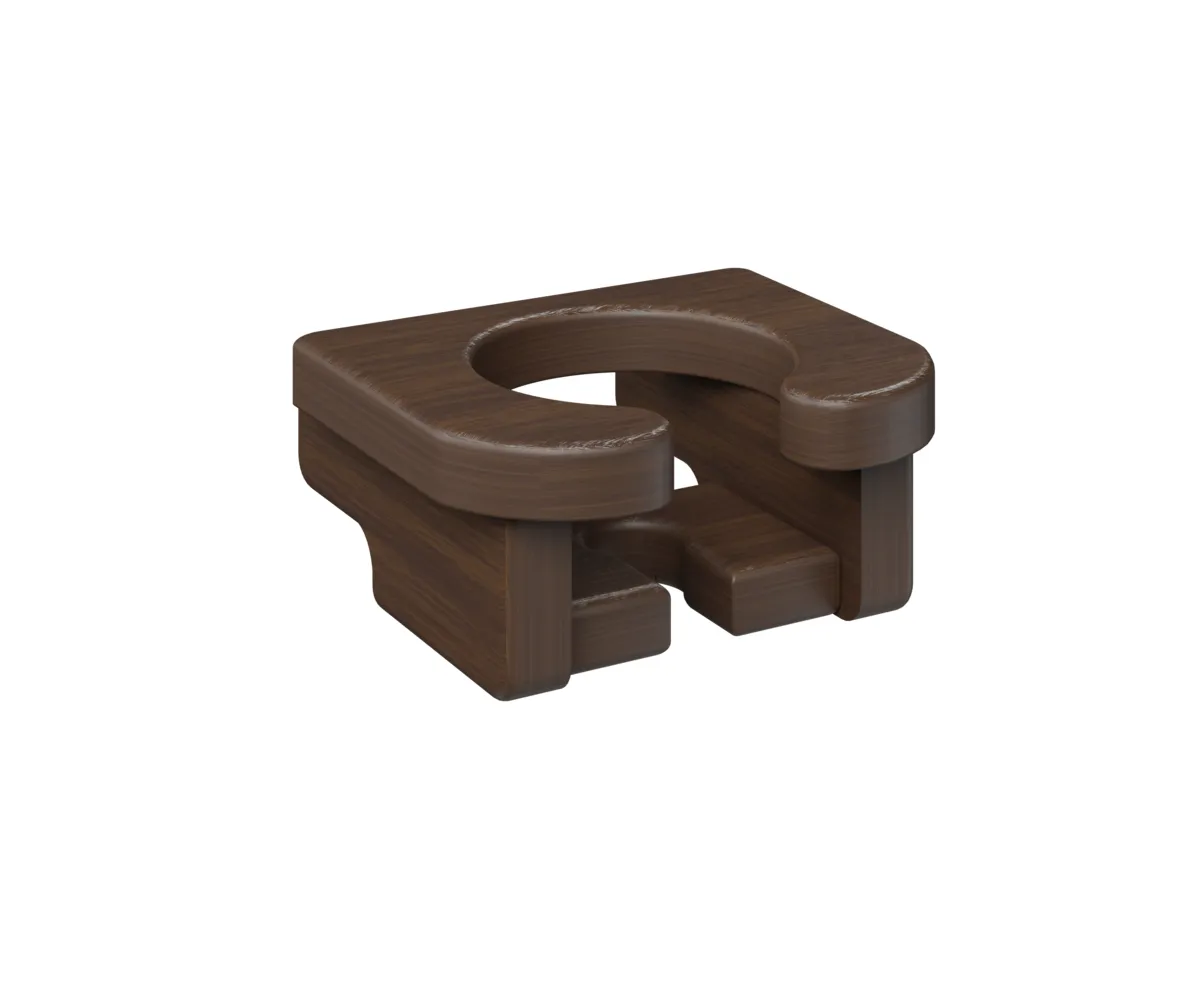 Cup Holder by Berlin Gardens - Brazilian Walnut, Brazilian Walnut Cup Holder by Berlin Gardens - 191-PVCH0000