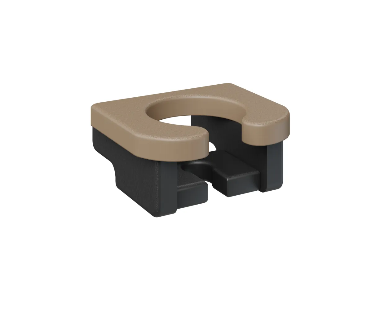 Cup Holder by Berlin Gardens - Weatherwood, Black Cup Holder by Berlin Gardens - 191-PVCH0000