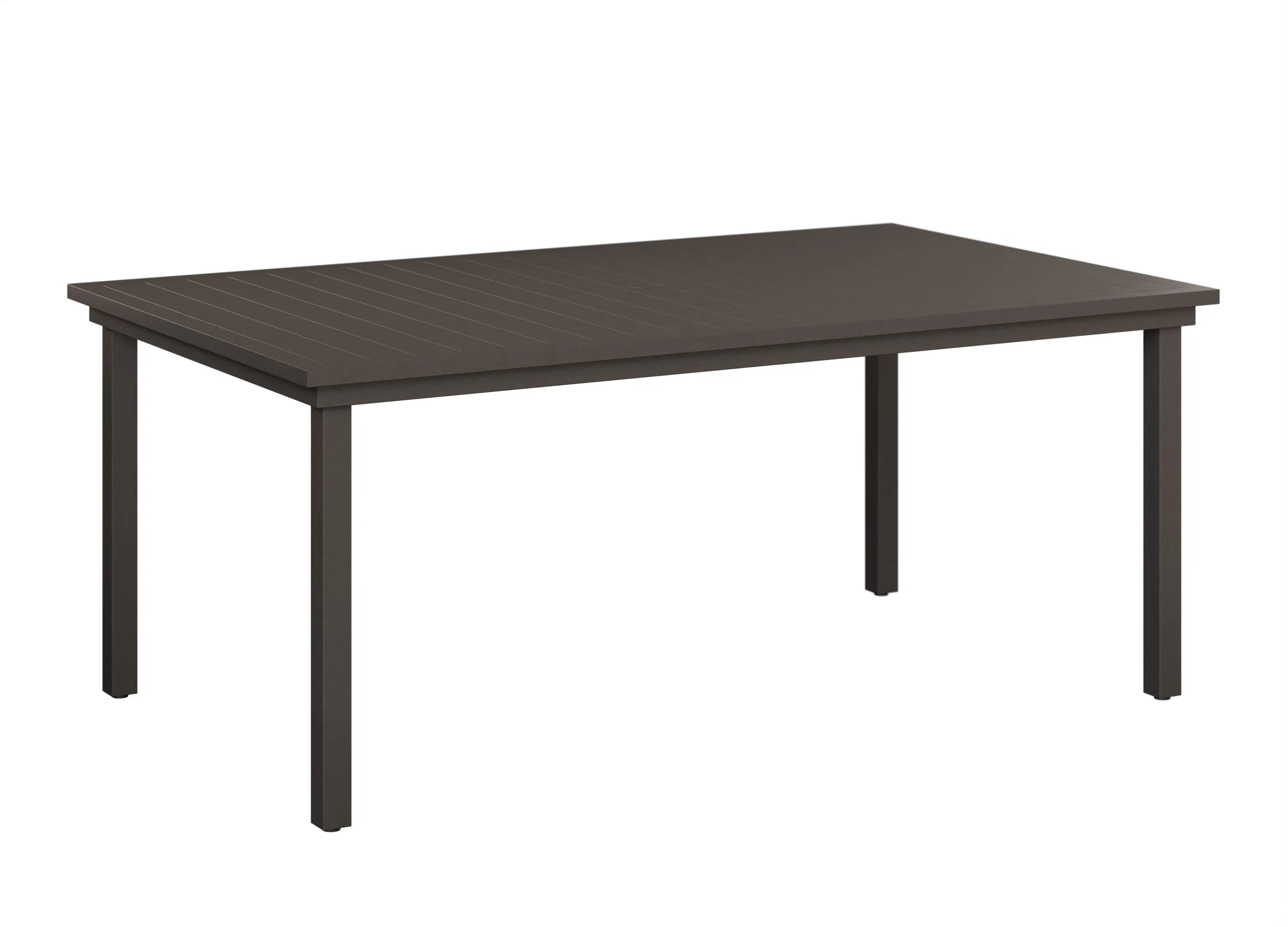 Vida 44" X 73" Aluminum Dining Table by Berlin Gardens - Granite Speckle Vida 44" X 73" Aluminum Dining Table by Berlin Gardens - 191-VART4473D