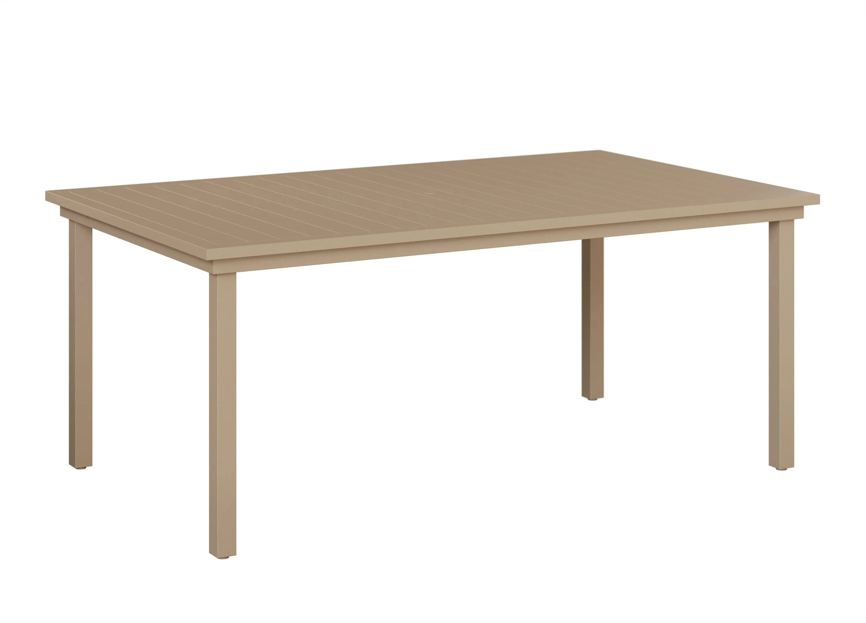 Vida 44" X 73" Aluminum Dining Table by Berlin Gardens - Sahara Speckle Vida 44" X 73" Aluminum Dining Table by Berlin Gardens - 191-VART4473D
