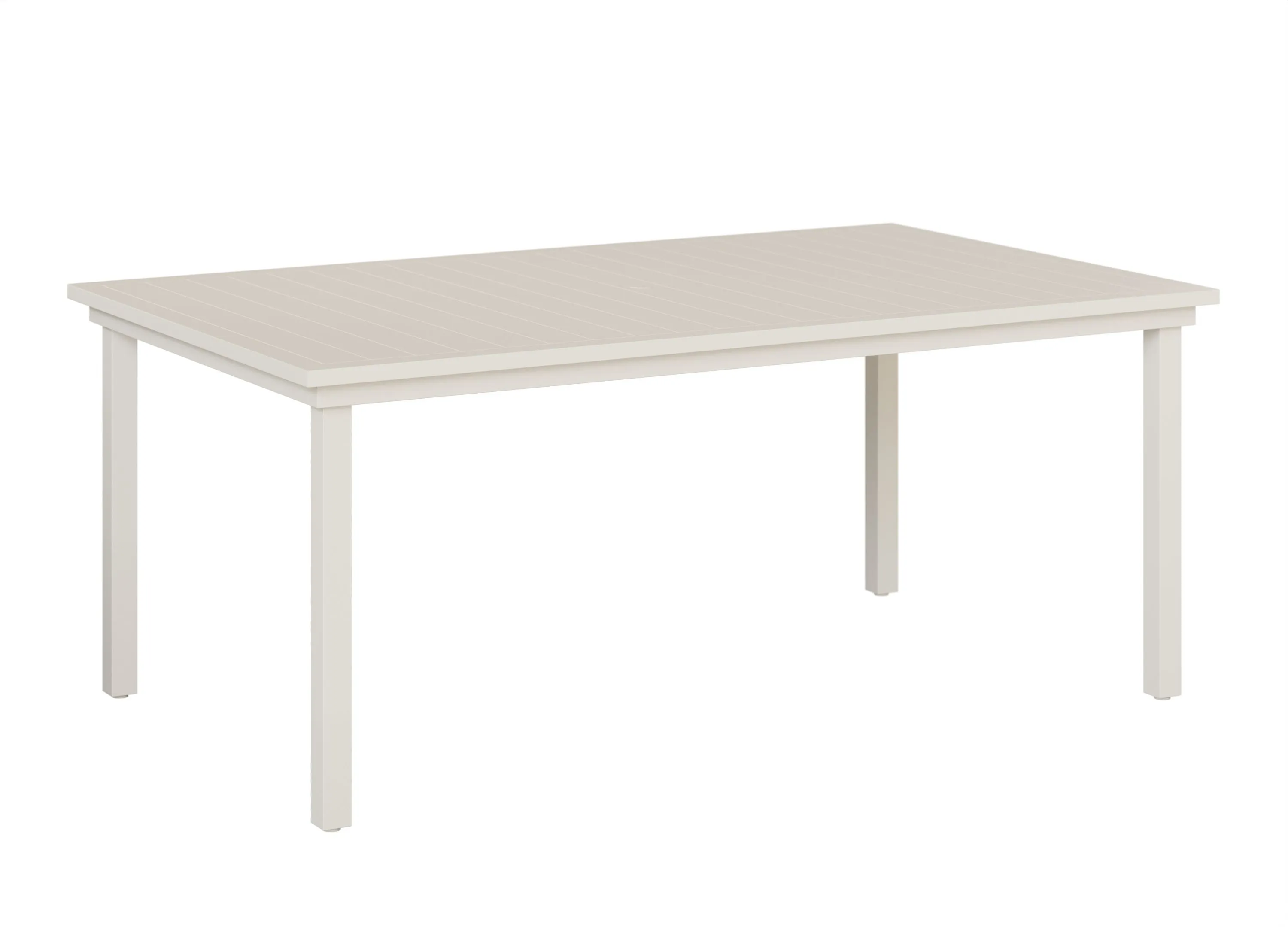 Vida 44" X 73" Aluminum Dining Table by Berlin Gardens - White Vida 44" X 73" Aluminum Dining Table by Berlin Gardens - 191-VART4473D