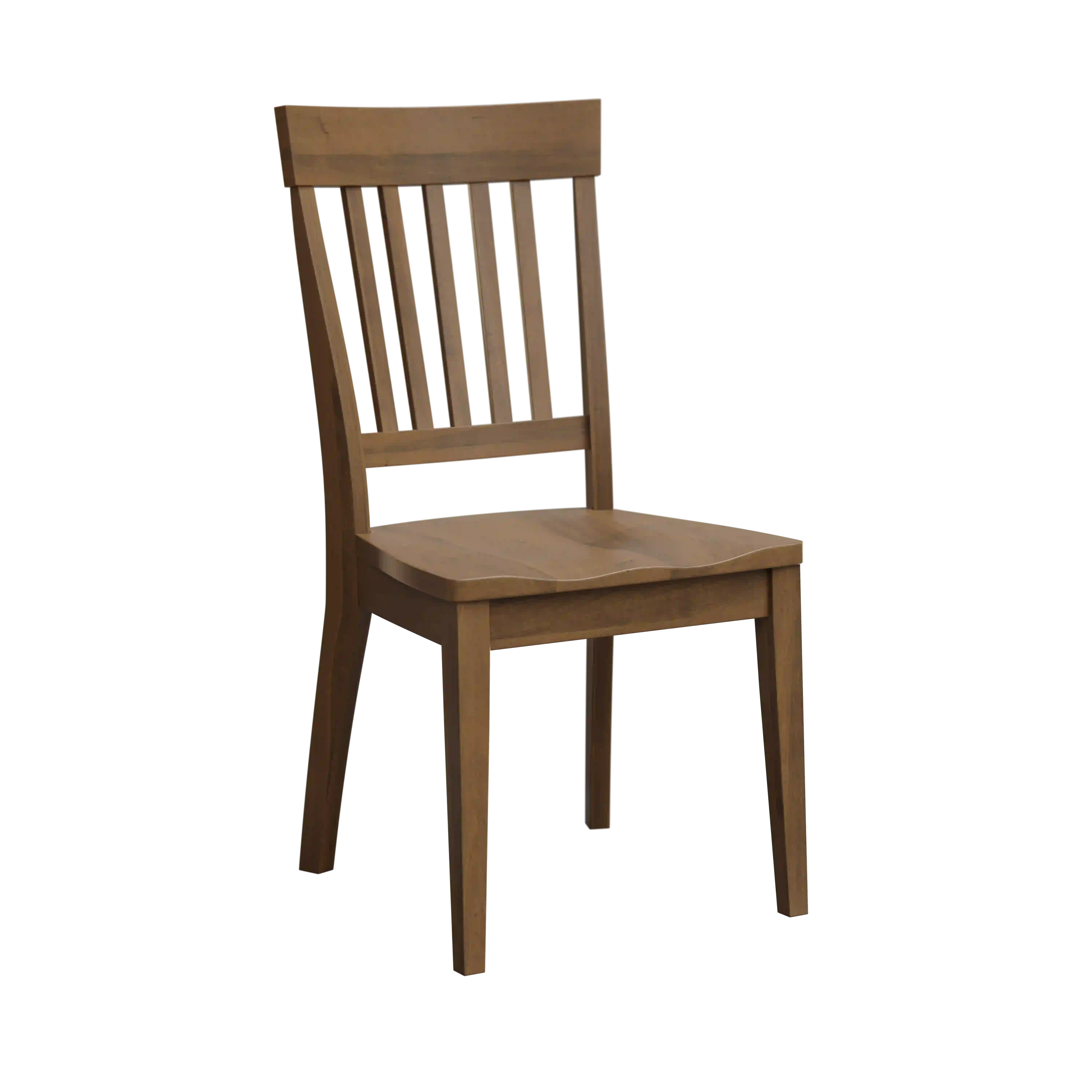 Amish Kenton Solid Hardwood Dining Side Chair - No, , , , , Brown Maple, Lightbrown Amish Kenton Solid Hardwood Dining Side Chair - 281-037-HPZ
