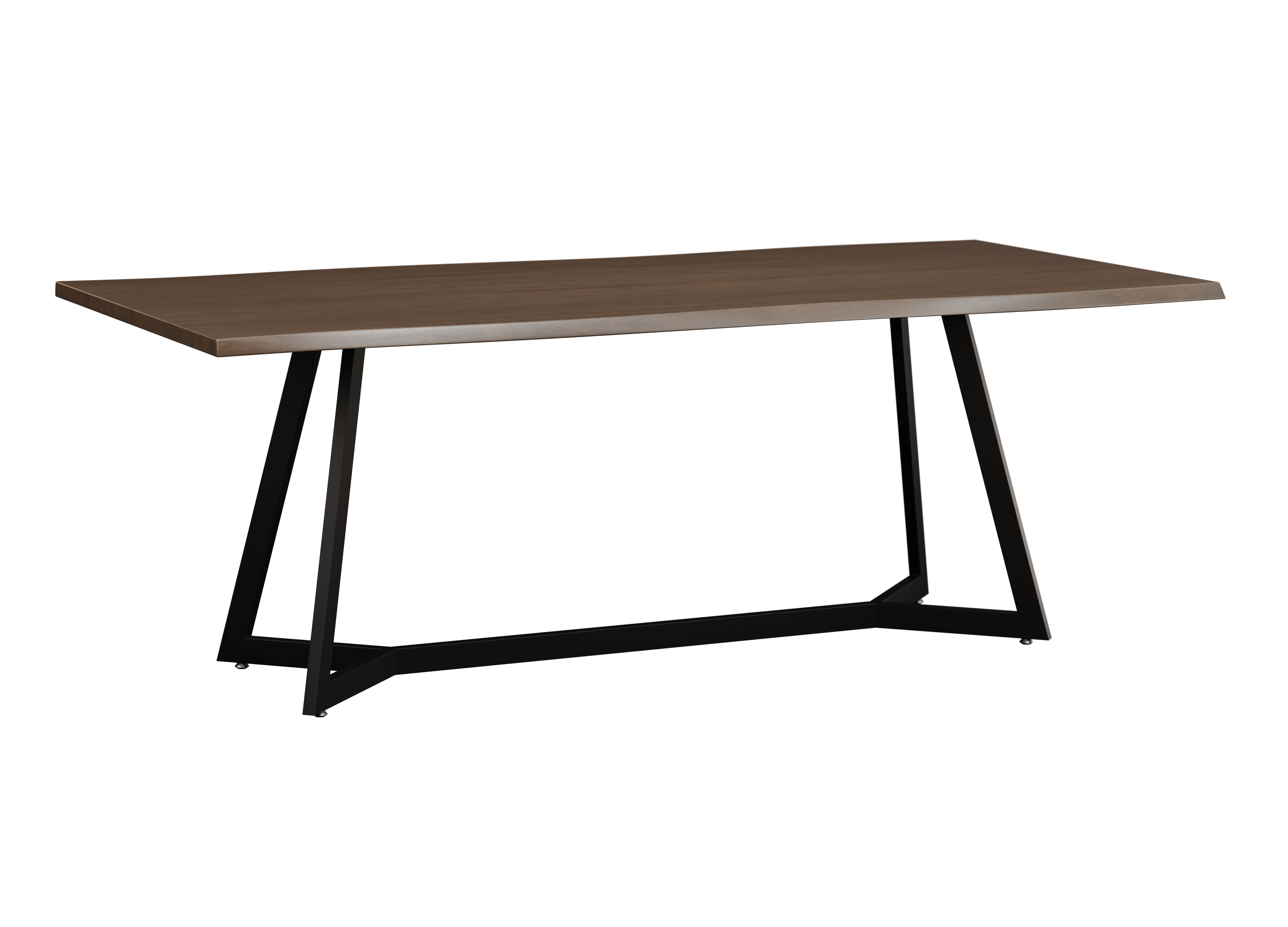 Amish Uptown Solid Hardwood Dining Table - No, , 42'' x 84'' x 30'' Solid Top, , , , , Brown Maple, FC24427 Shadow Amish Uptown Solid Hardwood Dining Table - 281-452-QXYIB
